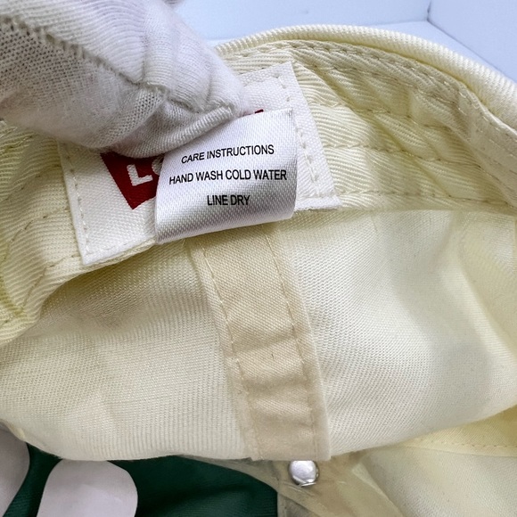LEVI STAUSS HAT/CAP, FUN 4 COLORS, CREAM, GREEN, TAN, RED, DUER LIGHT MATERIAL - Picture 10 of 12